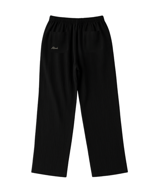 ALOVÉ – Siyah Baggy Muslin Pantolon