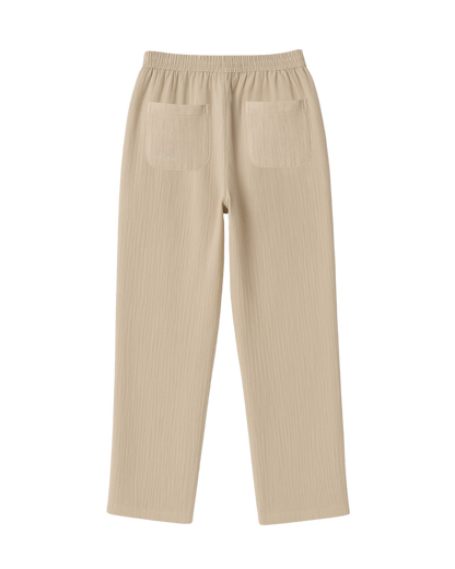 ALOVÉ – Bej Baggy Muslin Pantolon