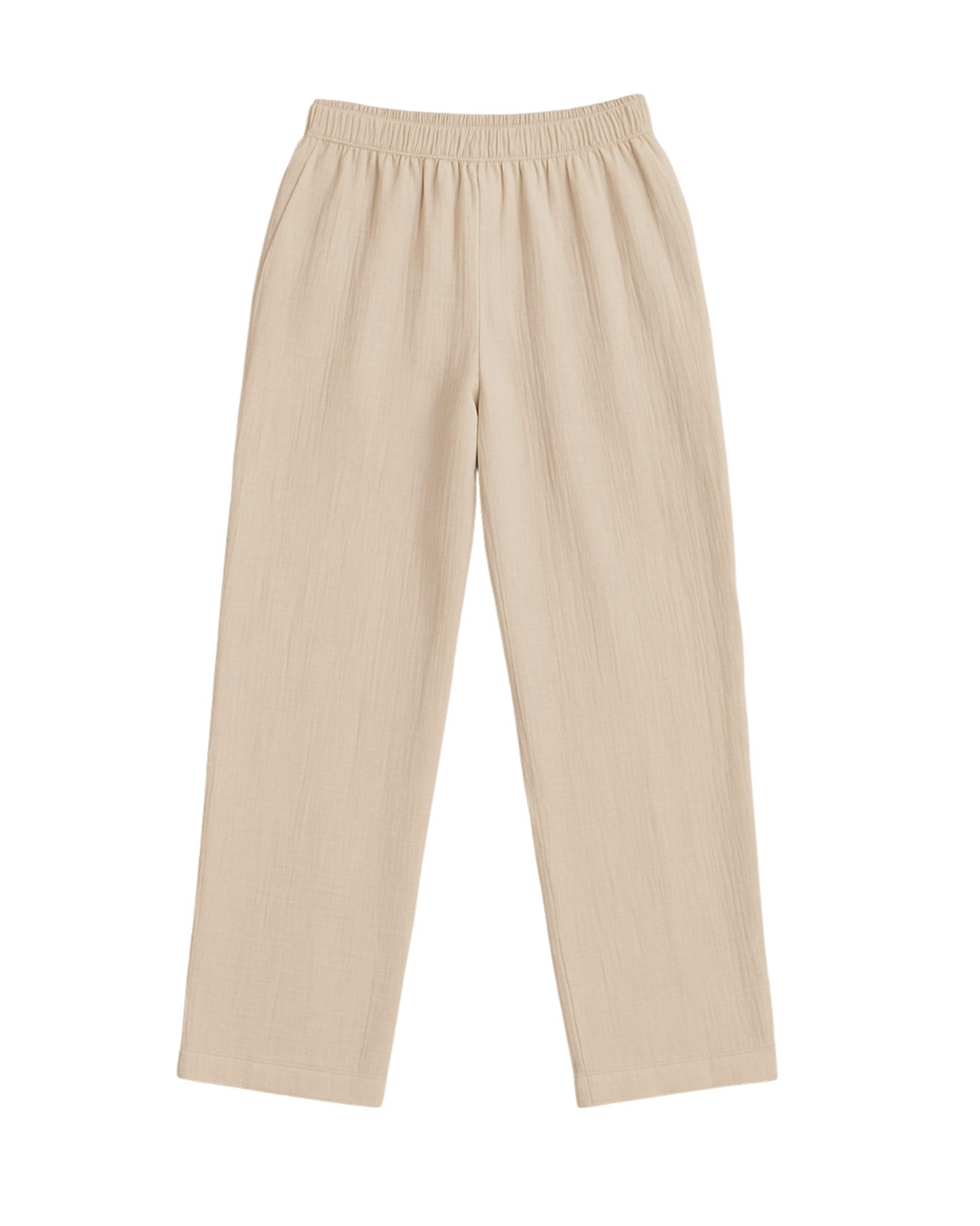 ALOVÉ – Bej Baggy Muslin Pantolon