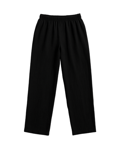 ALOVÉ – Siyah Baggy Muslin Pantolon